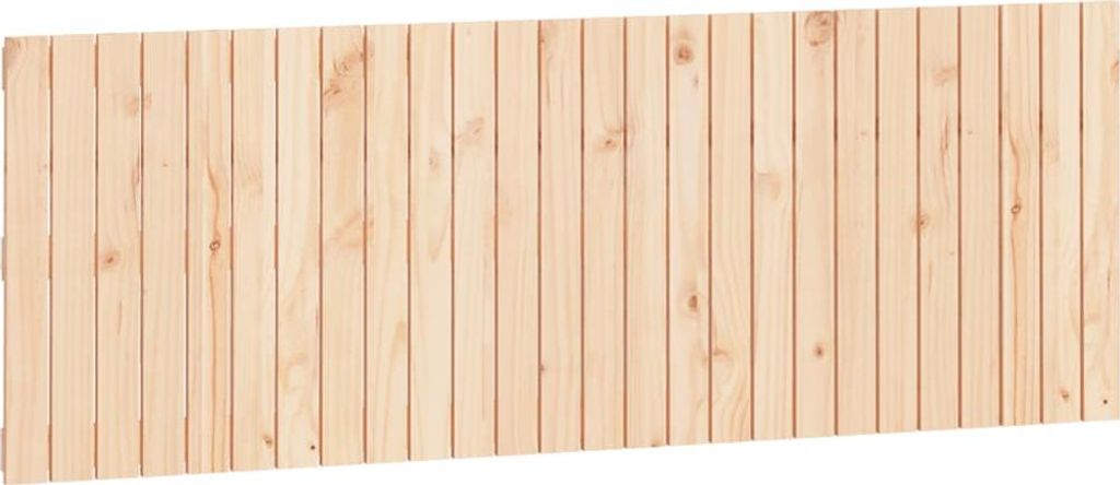 vidaXL Zagłówek ścienny 166x3x60 cm lite drewno sosnowe Zdjęcie produktu 