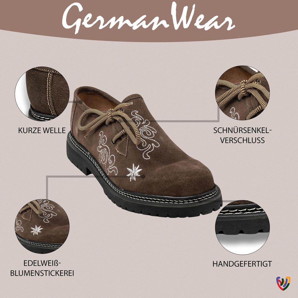 Damen Haferlschuhe Trachtenschuhe für Trachten lederhosen, Produktbild 