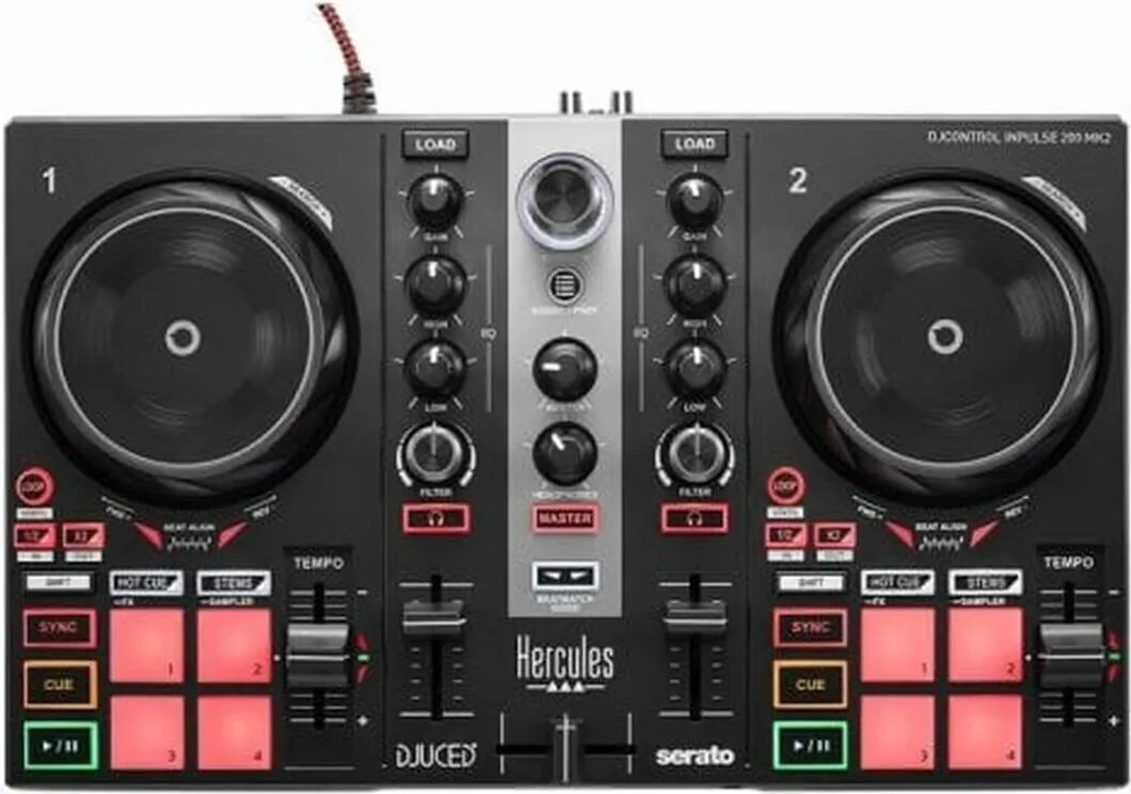Hercules DJLearning Kit DVS - Solution Scratch Numérique Pro pour Mix Noir - 5