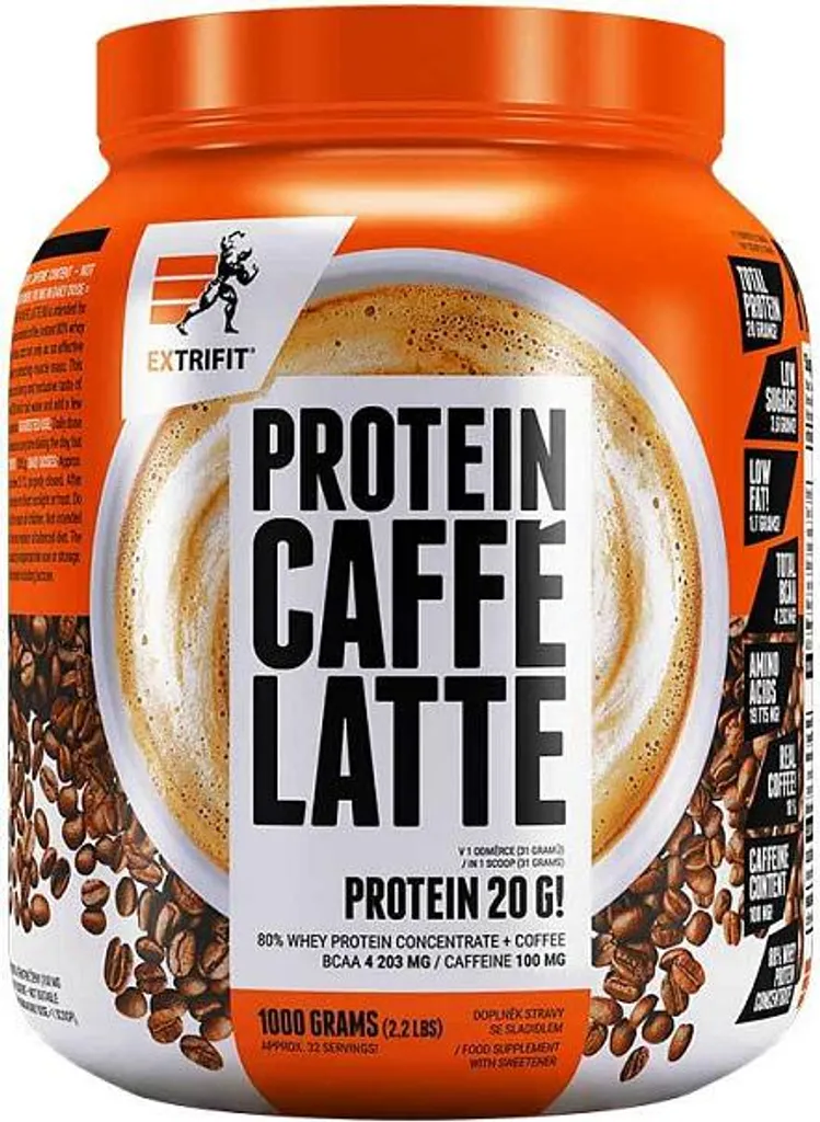 Boisson Protéinée au Café Extrifit Protein Caffe Latte - Format 1000 g