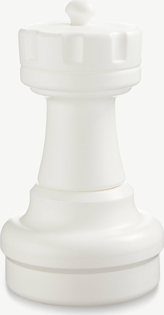 Ubergames - Schachfigur - Turm 45 cm - Weiß - Geeignet für Ubergames Schachspiel