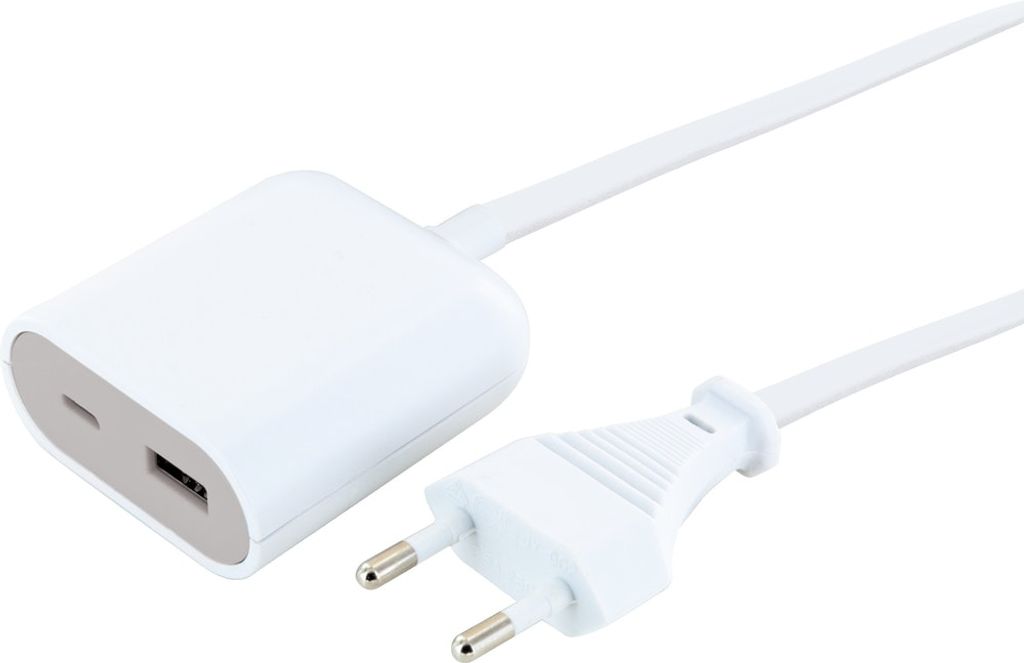 Ladegerät-Verlängerung 2,5 m USB-A + USB-C