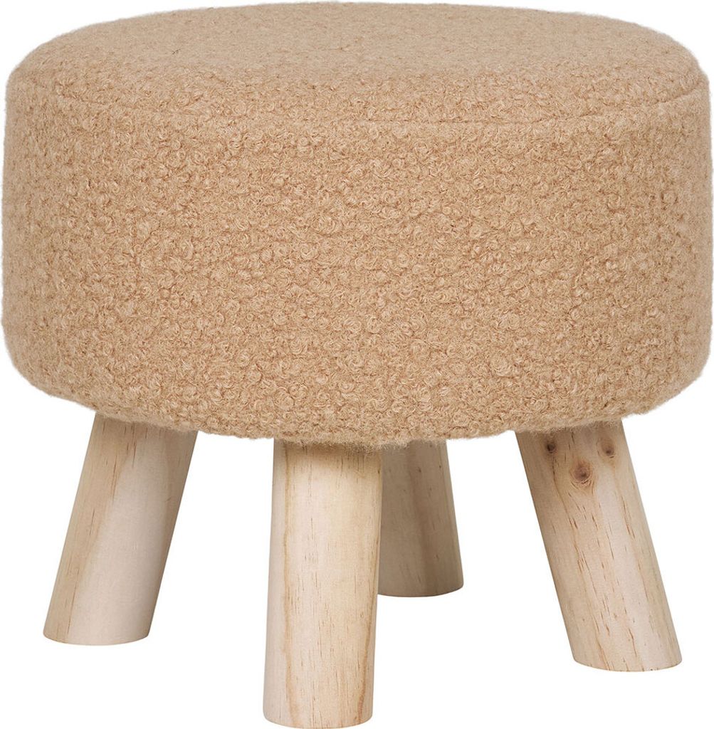 Aberdeen Hocker Ø31cm sandfarben.