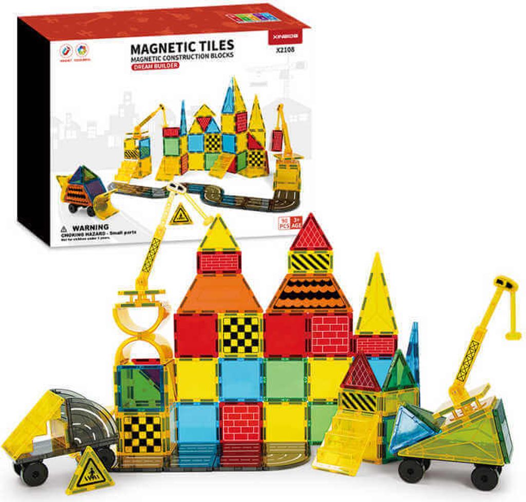Magnetická stavebnica Dream Builder 90ks sada - Magnetic Obrázok produktu 