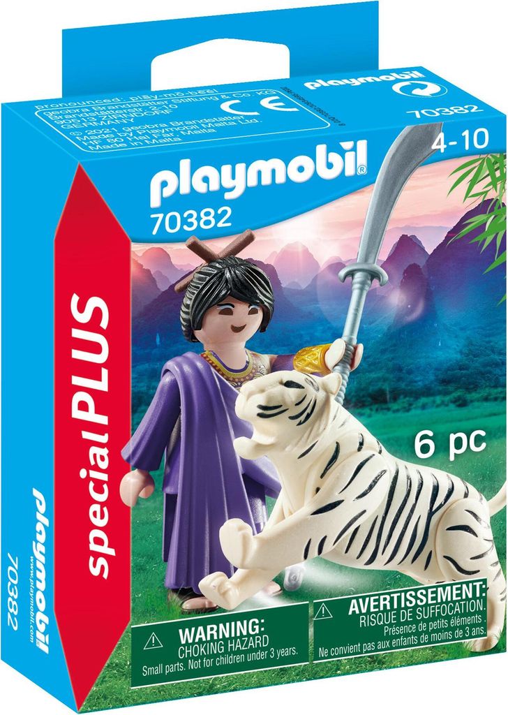 Combattente asiatico con tigre Immagine del prodotto 