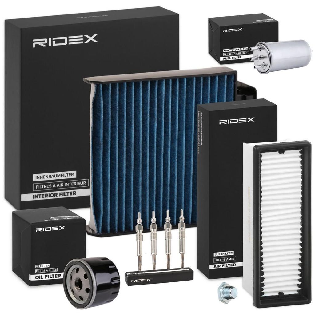 RIDEX Inspektionspaket Filterset für DACIA DUSTER LOGAN MCV (KS) LOGAN (LS)