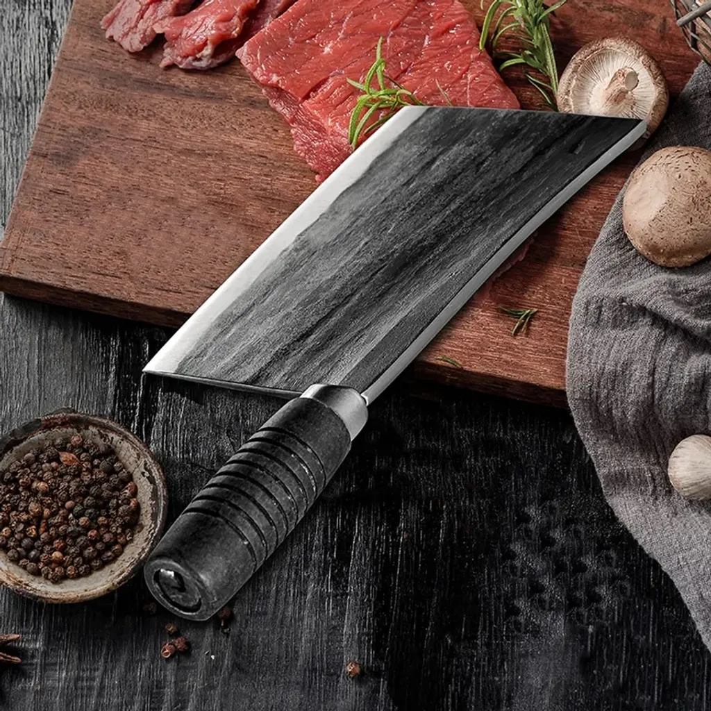 Grand couteau de chef Chigasaki noir KP27657 pour découpes de précision - 4