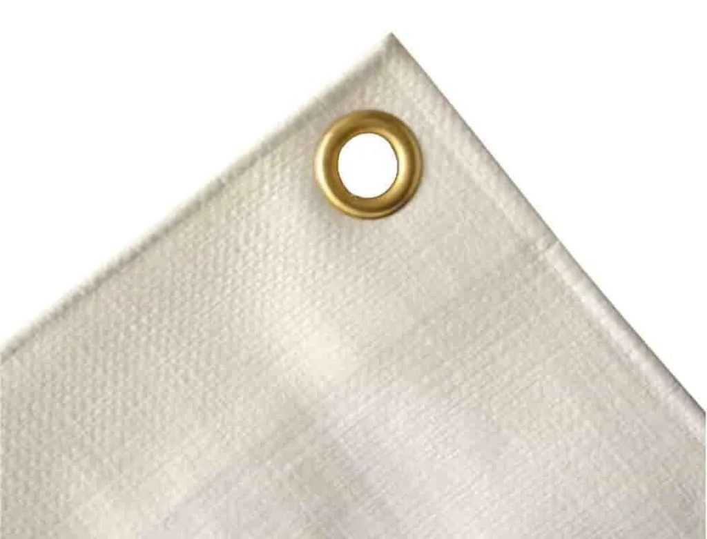 Plandeka materiałowa 5 x 6 m biała 280g|m² Typ 440506 Zdjęcie produktu 