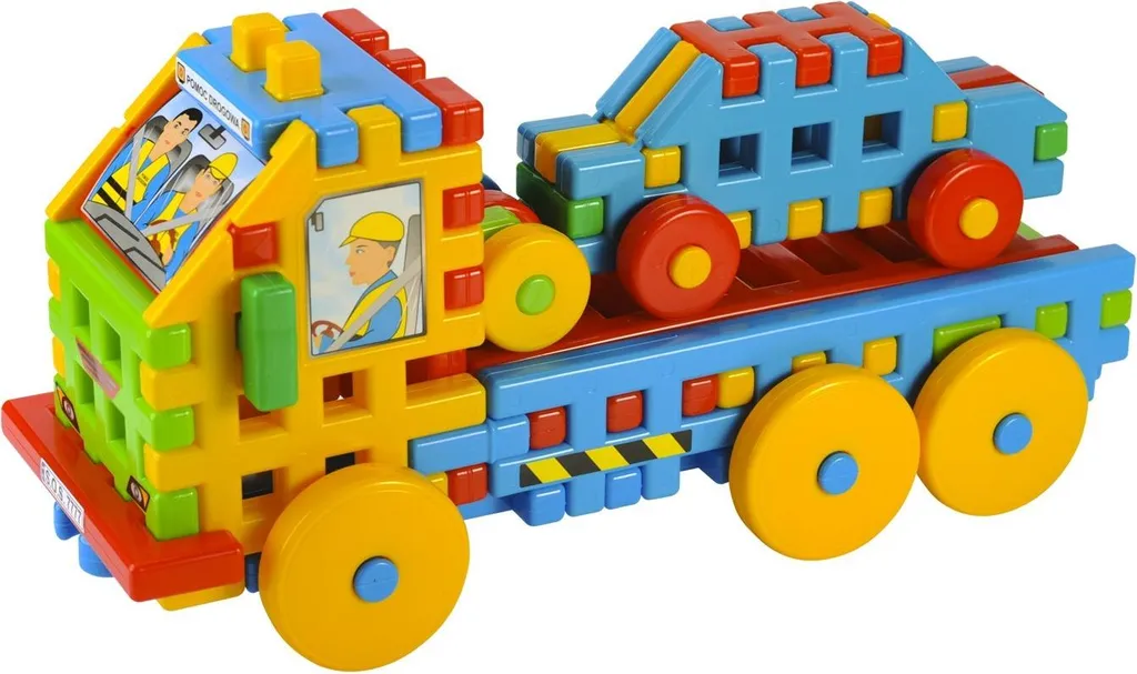 Camion-benne éducatif CZAKO 25210 : jouet d'éveil pour petits enfants