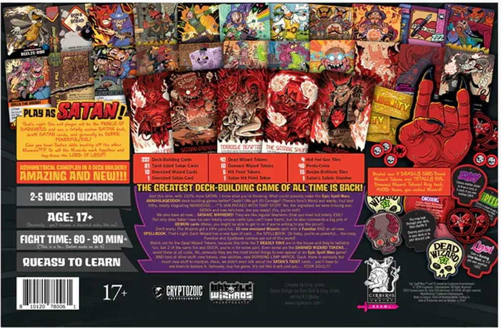 Epic Spell Wars Annihilageddon 3 Satanic Panic Jeu de Cartes Anglais - 2