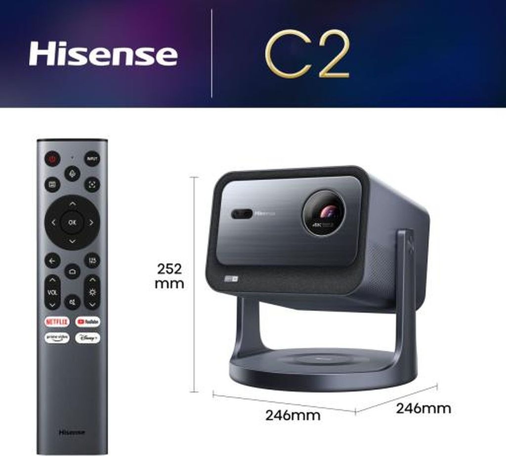 Hisense Smart Mini Projektor C2 Produktbild 