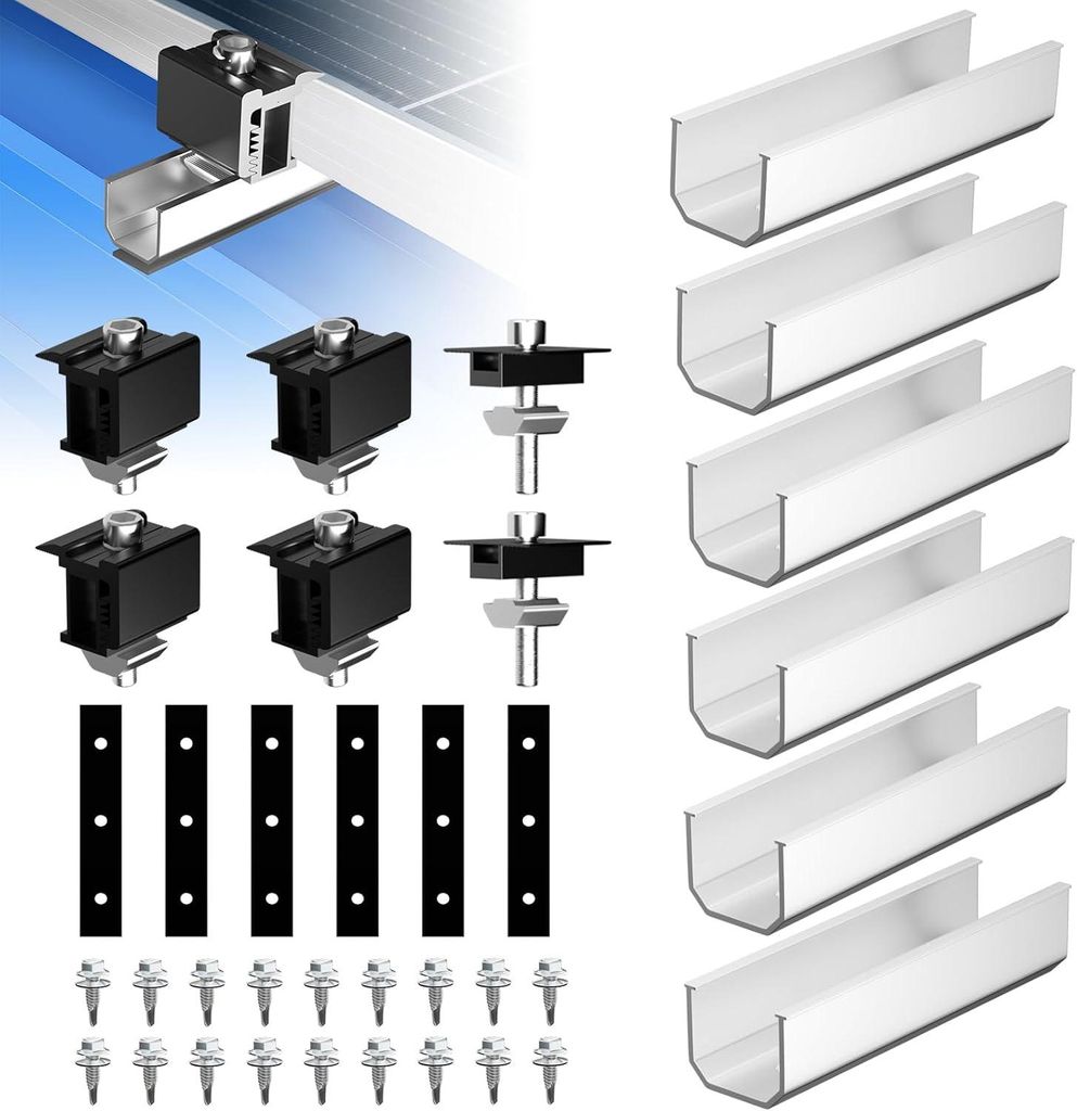 Support pour 2 modules solaires – Système de montage PV Image du produit 