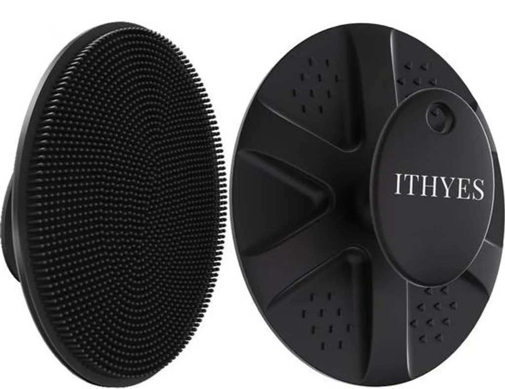 Brosse de bain silicone pour exfolier la peau, soin du corps noir 1pc