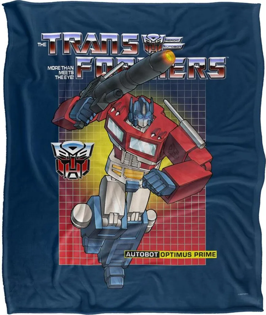 Plaid Transformers TV19187 Couverture Douce Enfant en Taille Unique