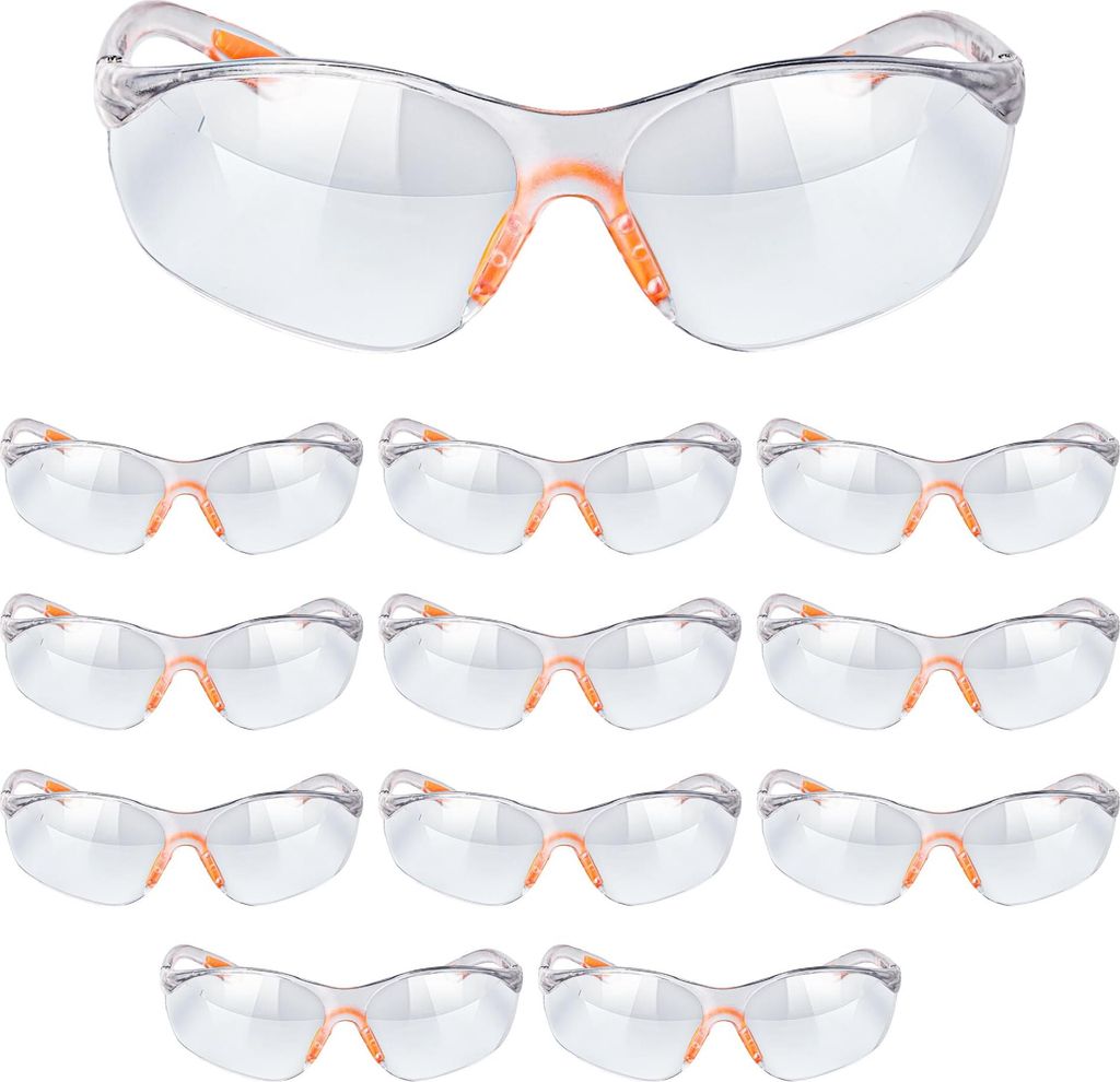 Kurtzy 12-er Pack Schutzbrille Arbeitsschutzbrille - Produktbild 
