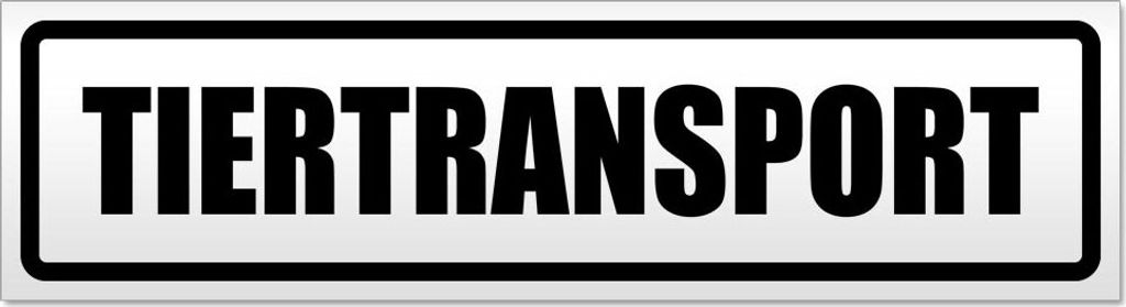 Tiertransport Magnetschild Schild magnetisch