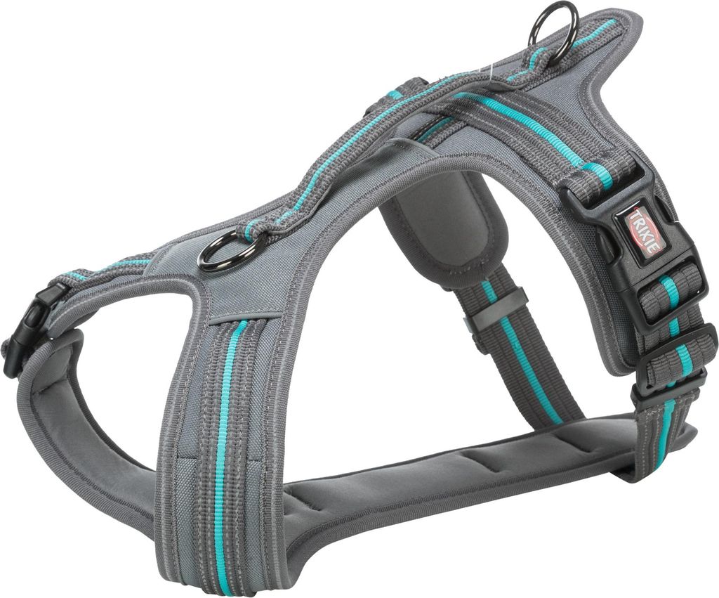 Fusion Touren-Geschirr 72–89 cm/30 mm grafit/ozean