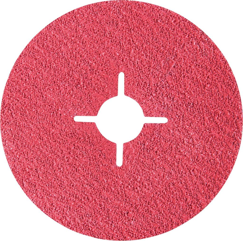 Sia Fiberscheibe Keramik 4560 Siabite 125mm K36 - Hochleistungs Keramik Schleifscheibe mit stabiler Unterlage, für Metall