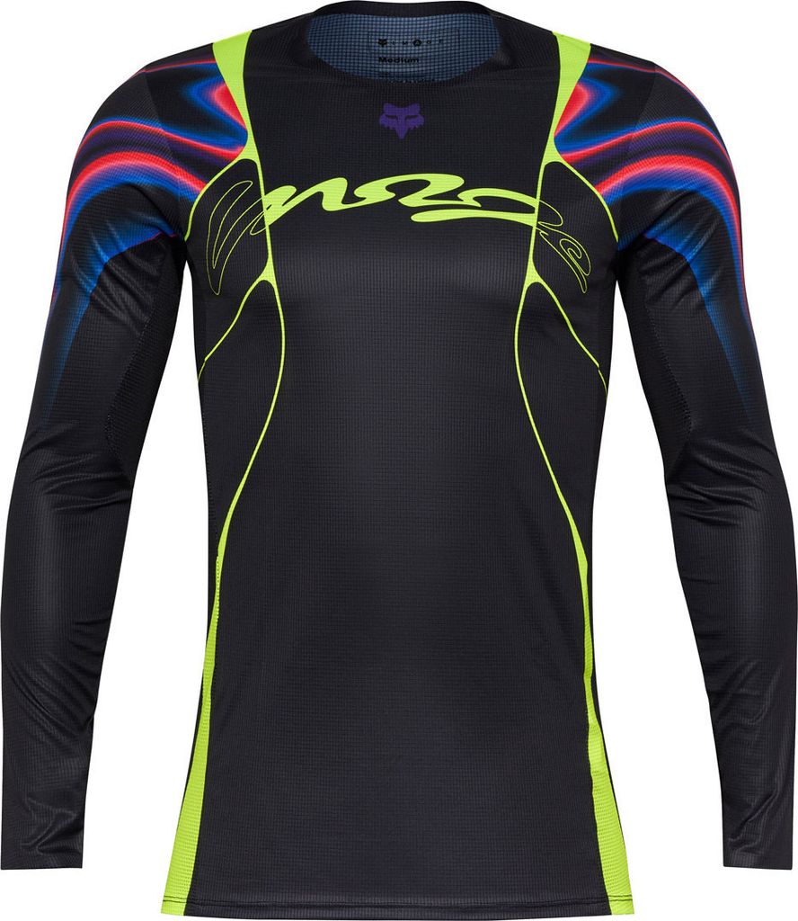 Koszulka motocrossowa FOX Flexair Energy, schwarz, L Zdjęcie produktu 