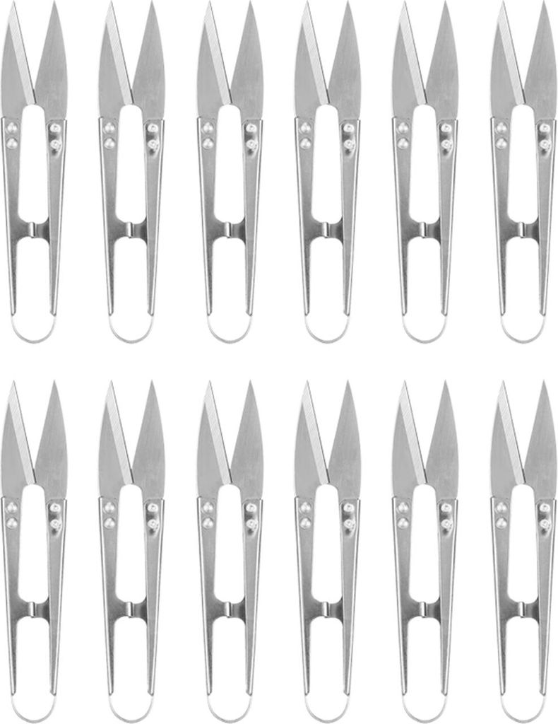 Nähschere, 12 Stück, Edelstahl, kleine Fadenschere, Schere, Produktbild 