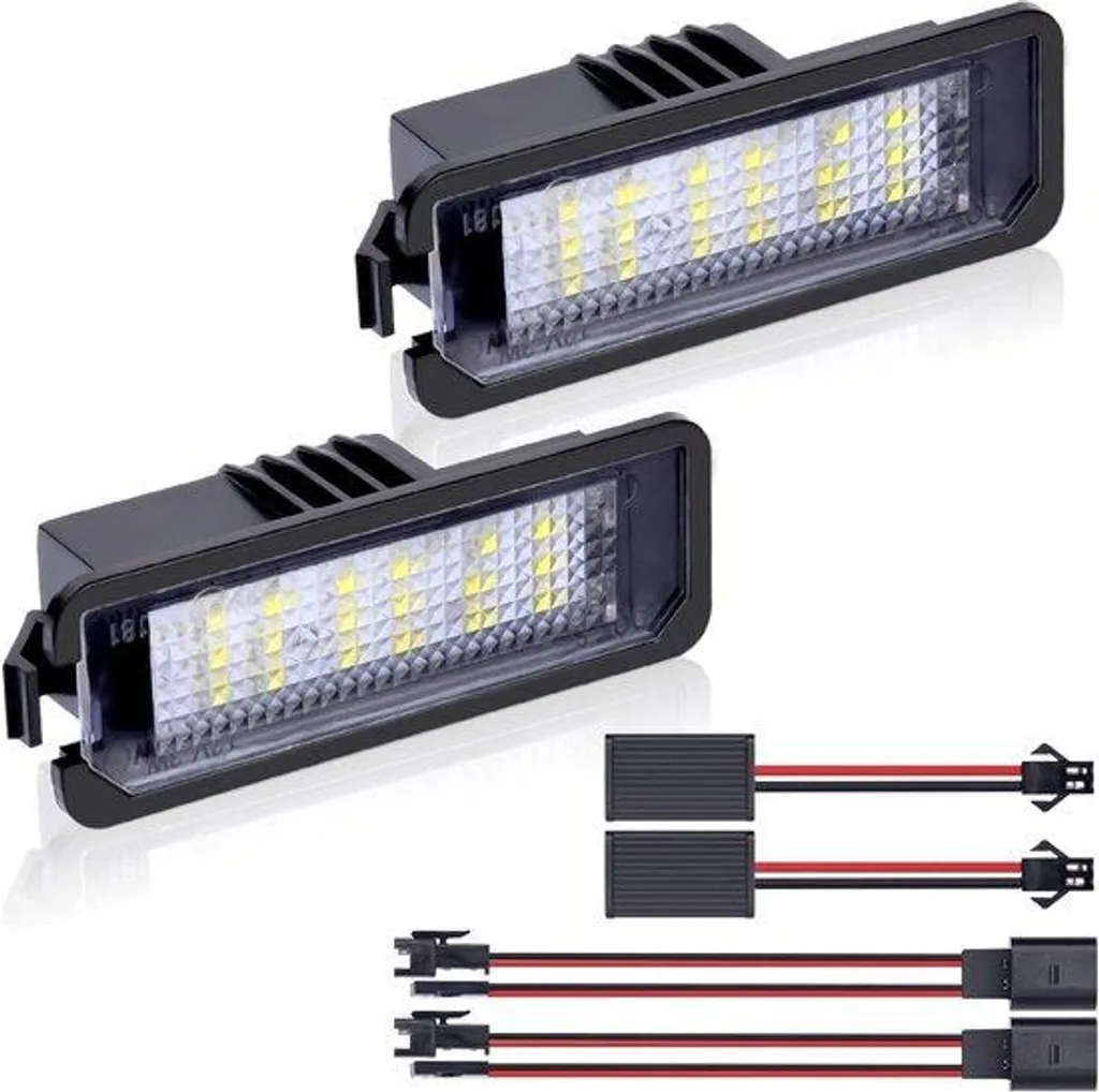 Fini les Erreurs ODB : Feux Arrière LED Blanc 6500K pour VW 12V 400 Lumens
