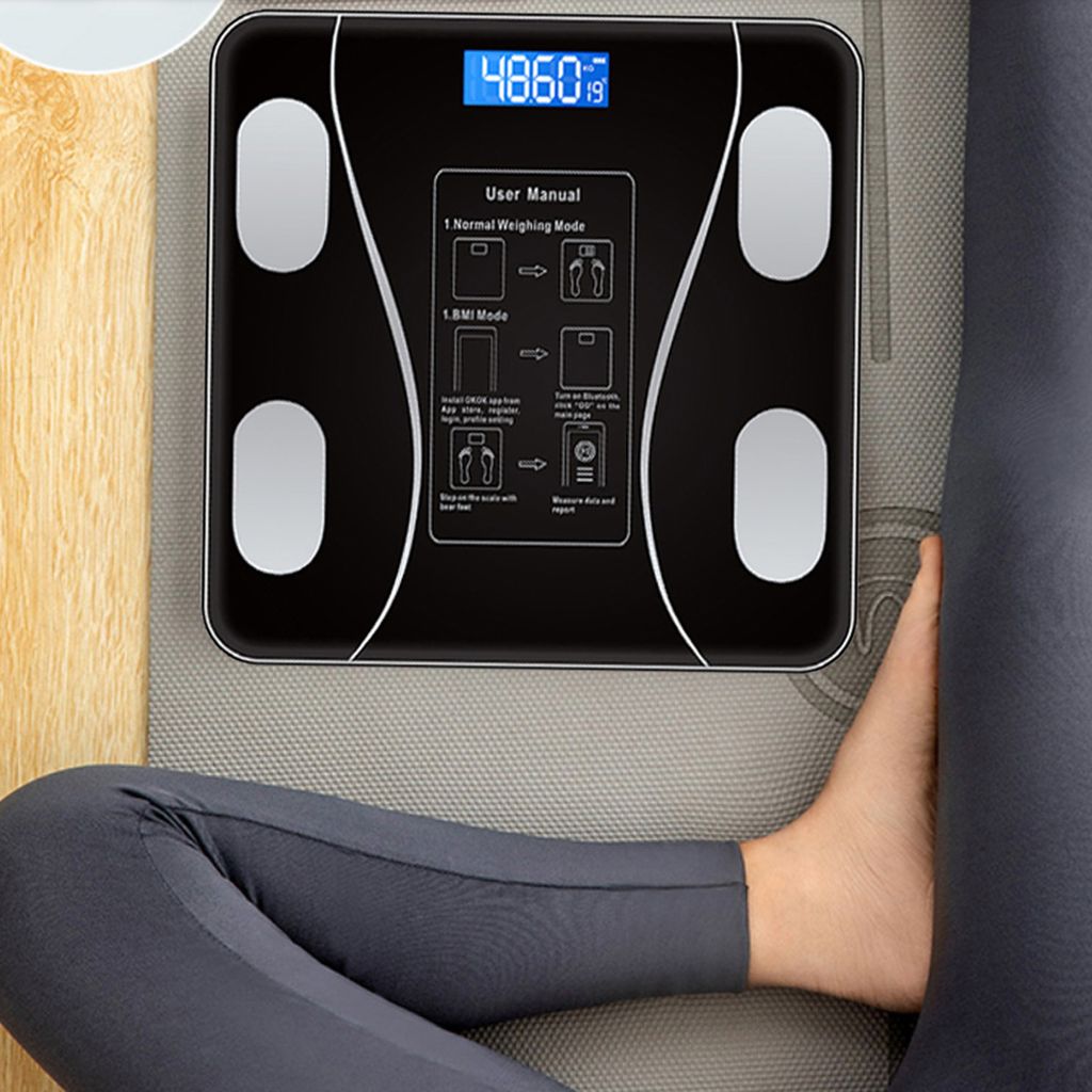 Körperfettwaage mit App LCD Digitale Personenwaage Smart Produktbild 6