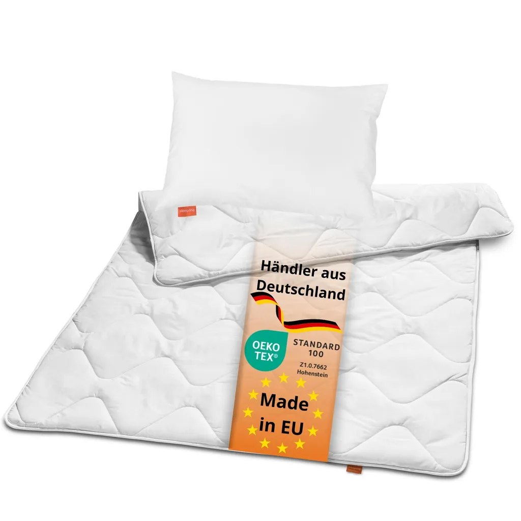 Letto da Sogno: Set Sleepling 100x135 Piumone Caldo e Cuscino 40x60