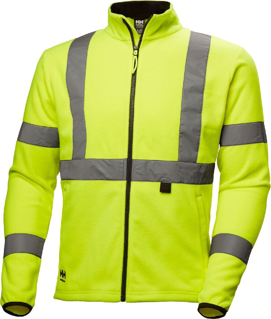 Helly Hansen Warnschutz-Fleecejacke ADDVIS FLEECE JACKET 72171, Farbe:hv yellow, Größe:S