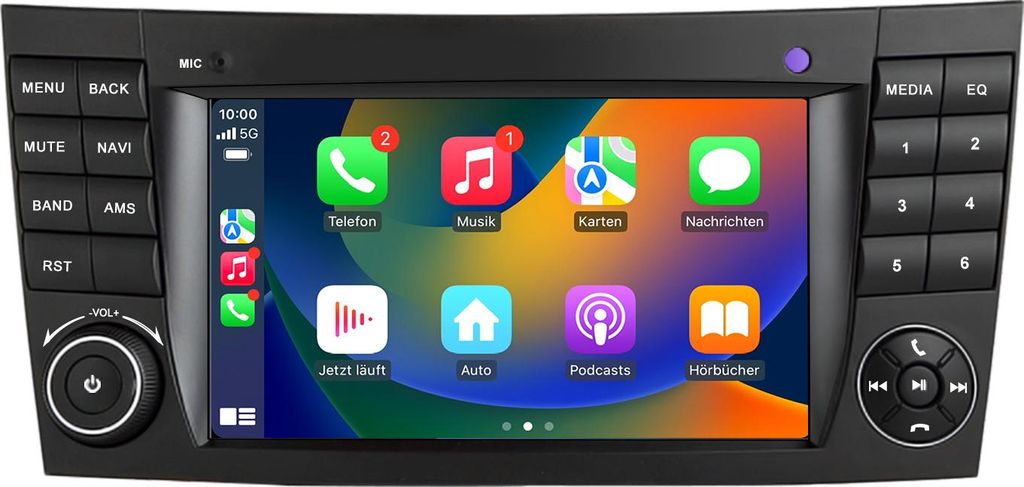 Autoradio Android da 7'' con 32 GB per Mercedes W211 Immagine del prodotto 