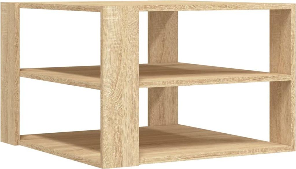 vidaXL Konferenční stolek Sonoma dub 58x58x40 cm materiál Obrázek produktu 