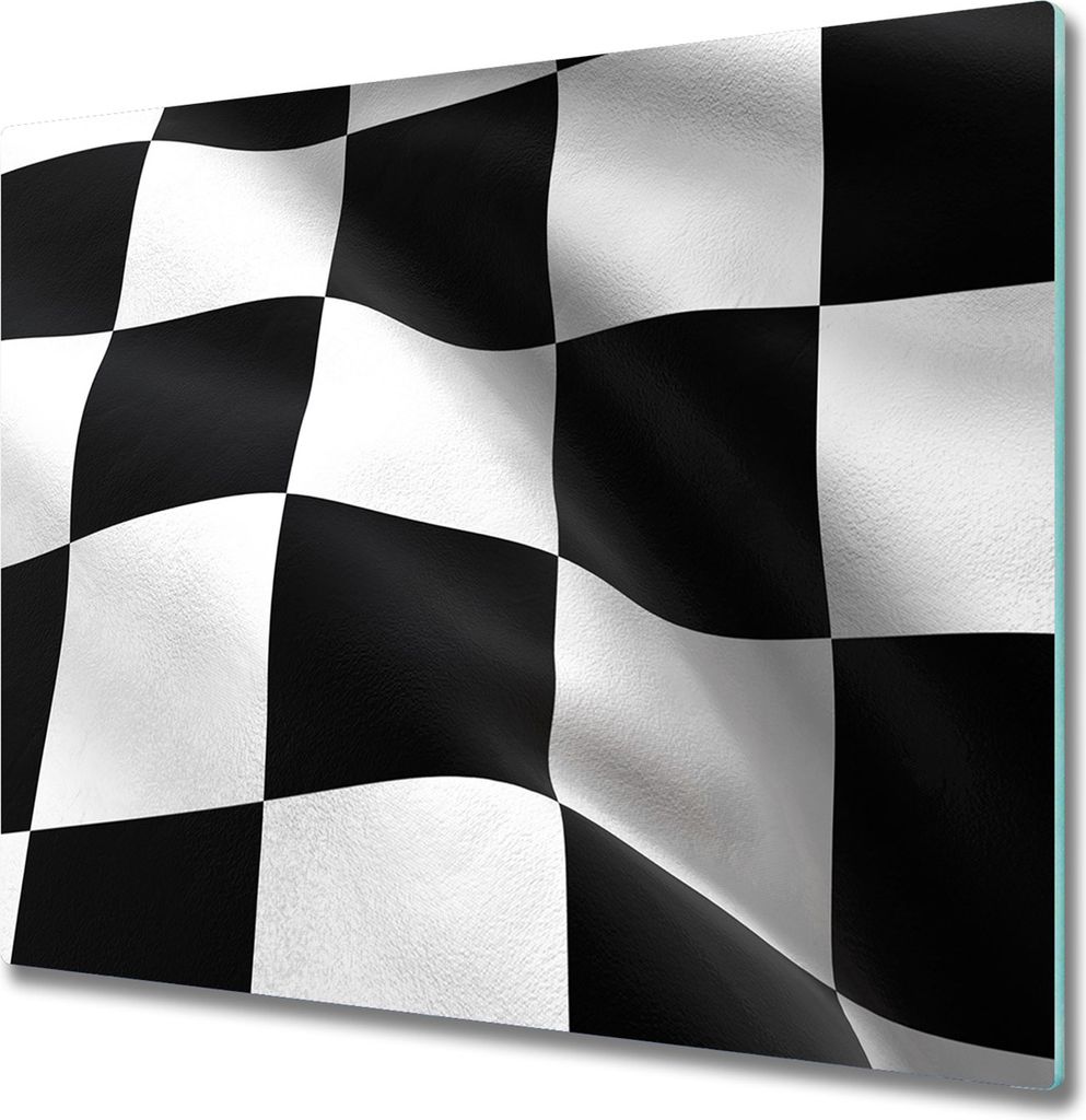 Glas Herdabdeckplatte 60x52 cm Spritzschutz Glasabdeckplatte Schneidebrett Flagge beenden