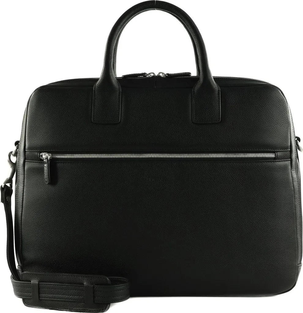 Sac Travail Ordinateur Portable Noir - Serviette Cuir PICARD pour Bureau