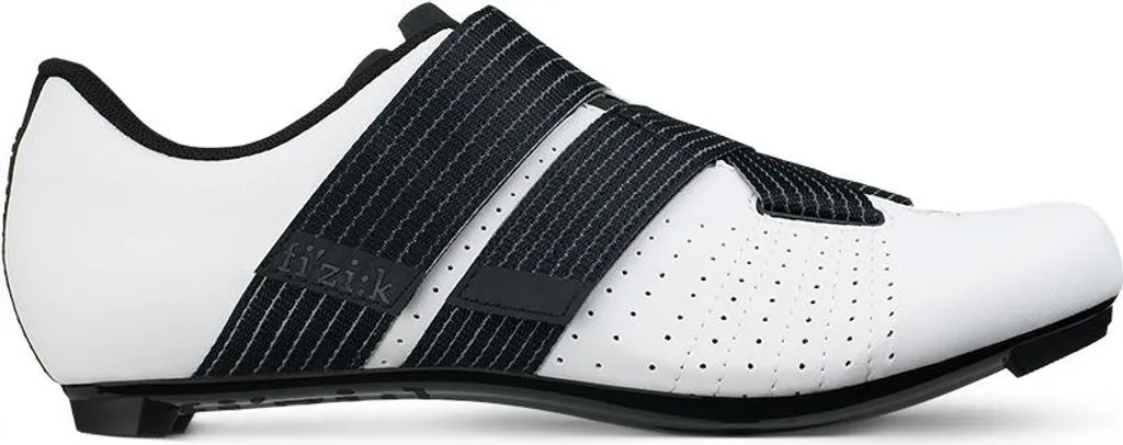Chaussures Vélo Route Fizik Tempo R5 PS Blanc et Noir Pointure 45,5