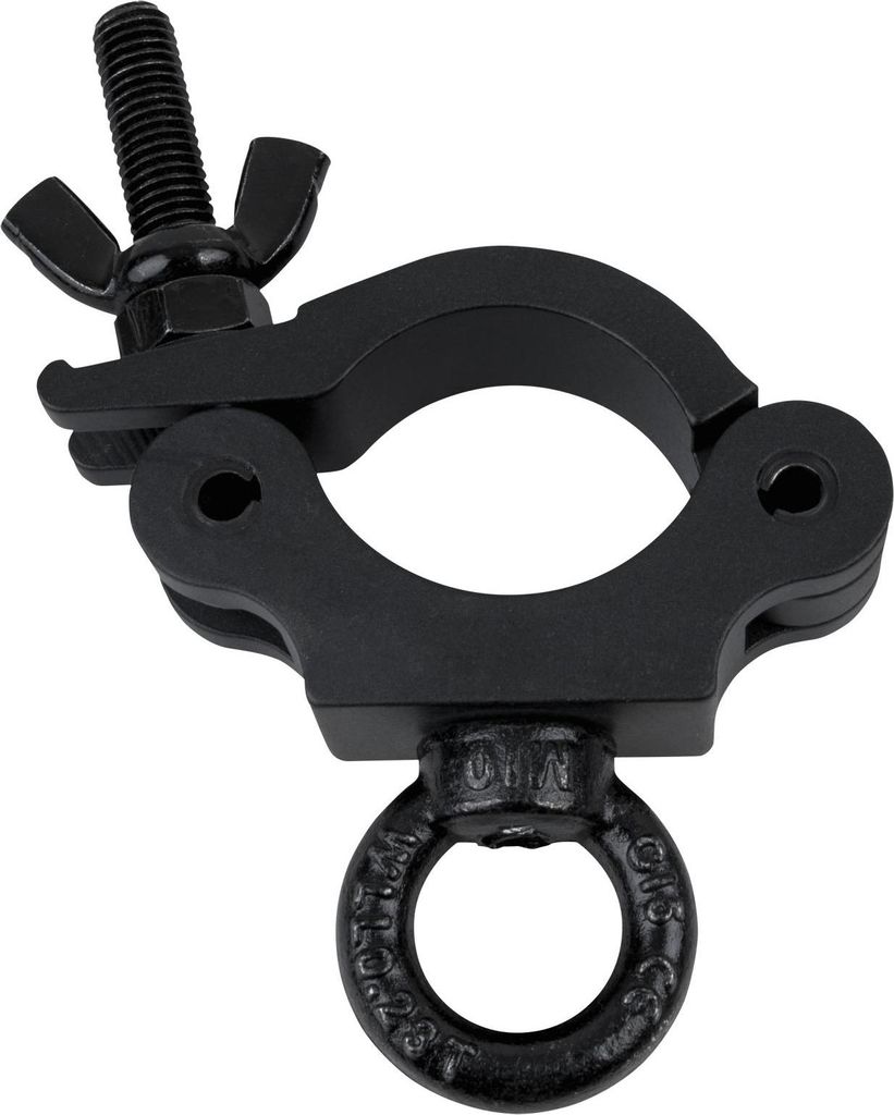 Showgear 50 mm Half Coupler + Eye Zulässige Nutzlast: 230 kg - Aluminium - Schwarz