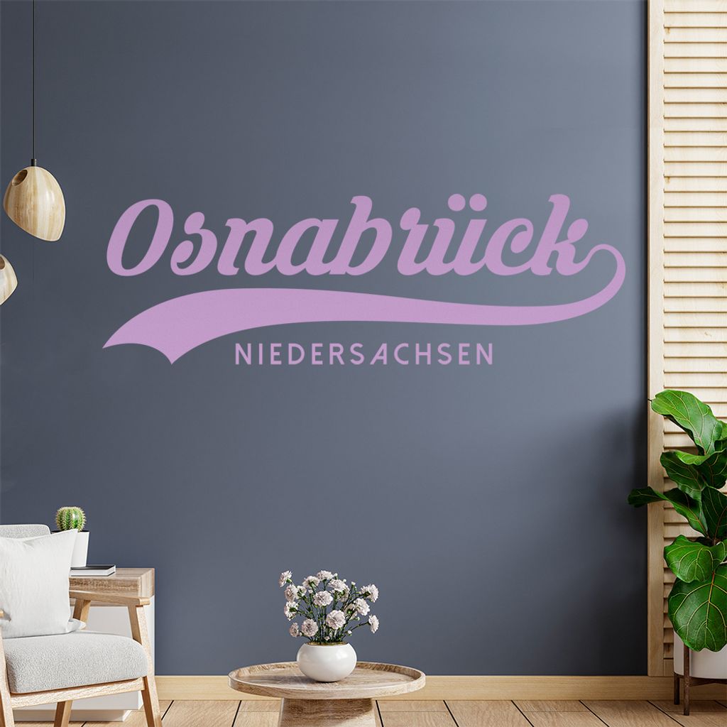 Osnabrück Niedersachsen Wandtattoo Wandaufkleber Wall Sticker - Dekoration, Küche, Wohnzimmer, Schlafzimmer, Badezimmer