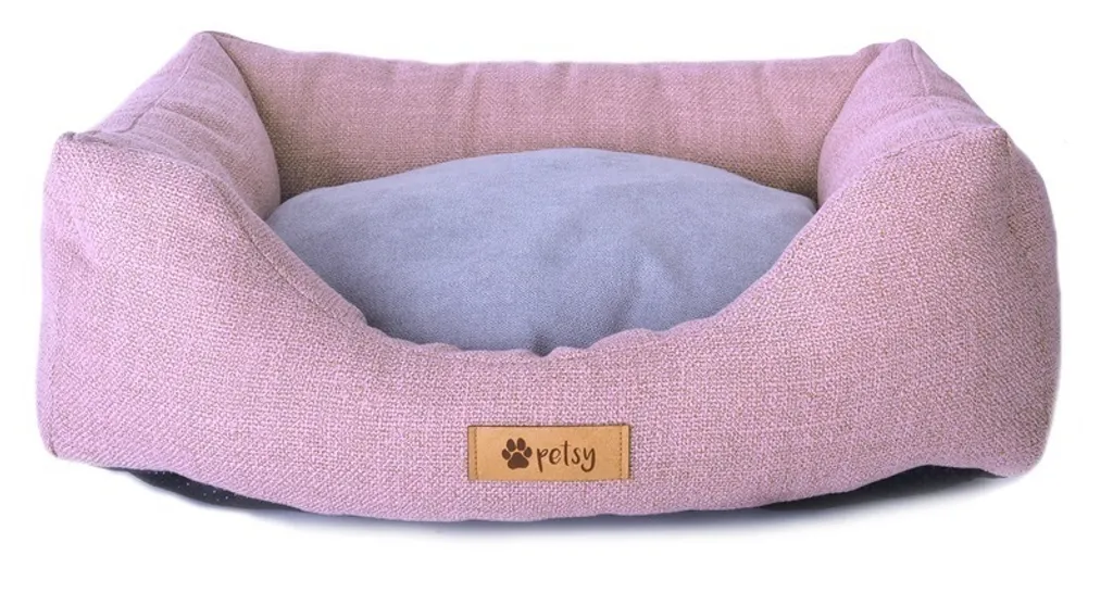 Cuccia Design CONNIE 55cm Rosa e Grigio | Comfort per Pet e Arredo