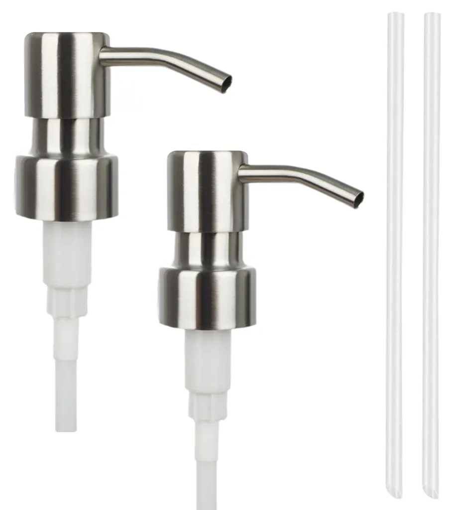 Kit 2 Pompes pour Distributeur de Savon Adaptables sur Flacon Standard