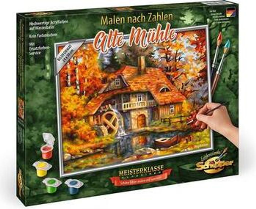 Schipper Peinture par numéros - Vieux moulin Image du produit 