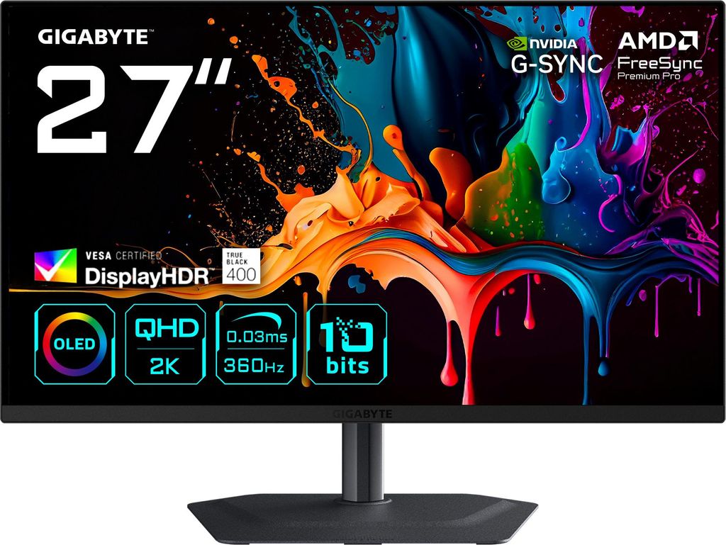 GIGABYTE MO27Q3, 68,6 cm (27"), 2560 x 1440 px, Quad HD, Zdjęcie produktu 