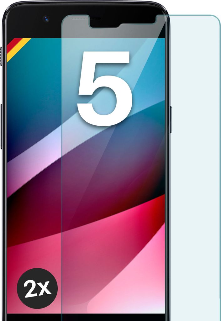 SCHUTZFOLIE FÜR ONEPLUS 5 - ECHTGLAS, Stückzahl:2er Set