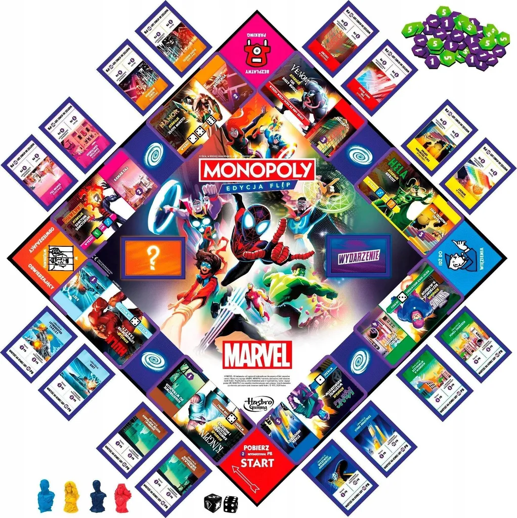 Monopoly Flip Marvel Hasbro, le jeu idéal pour animer vos soirées - 4