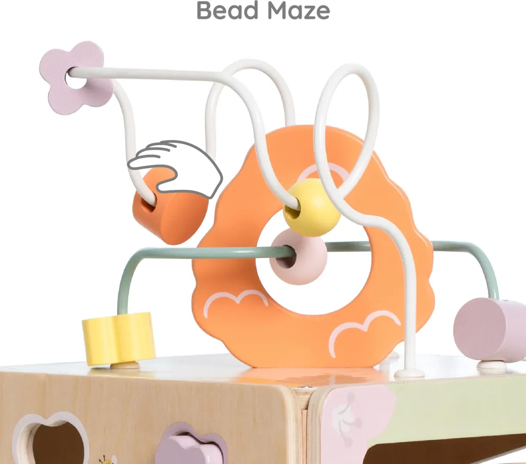 Cube à moteur d'abeille pour stimuler la coordination de votre bébé - 4