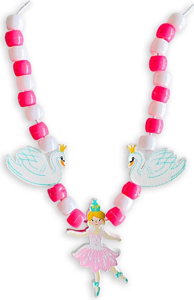 Kreative DIY Ballerina-Feenperlen-Halskette