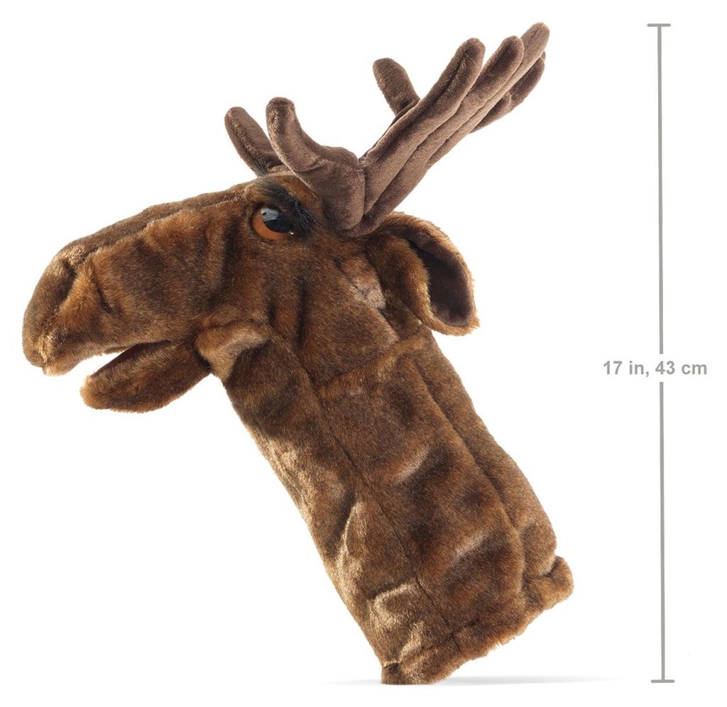 Handpuppe Elch für die Puppenbühne  Folkmanis 3201 Produktbild 