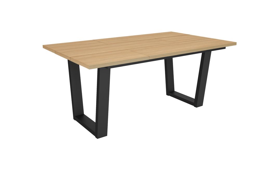 Esszimmertisch, 167x90x74cm, Für 8 Gäste, Stubentisch, Eiche Soft