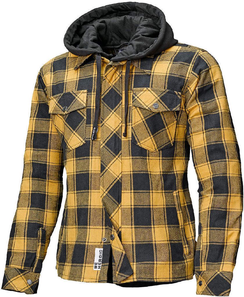 Held Lumberjack II Motorrad Textiljacke, schwarz/gelb, L Produktbild 