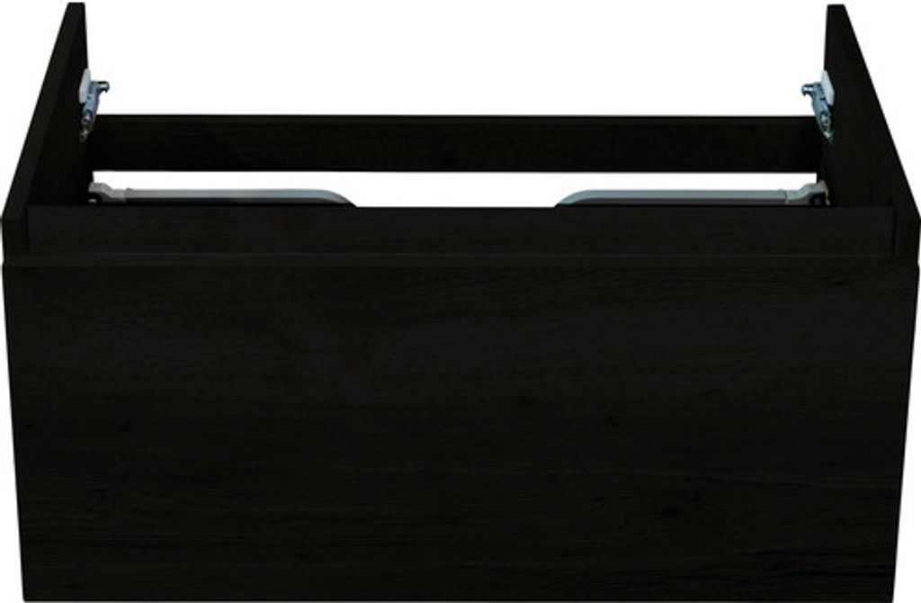 Waschtischunterschrank Sanox Frozen Frontfarbe black oak BxHxT 80 x 40 x 45 cm