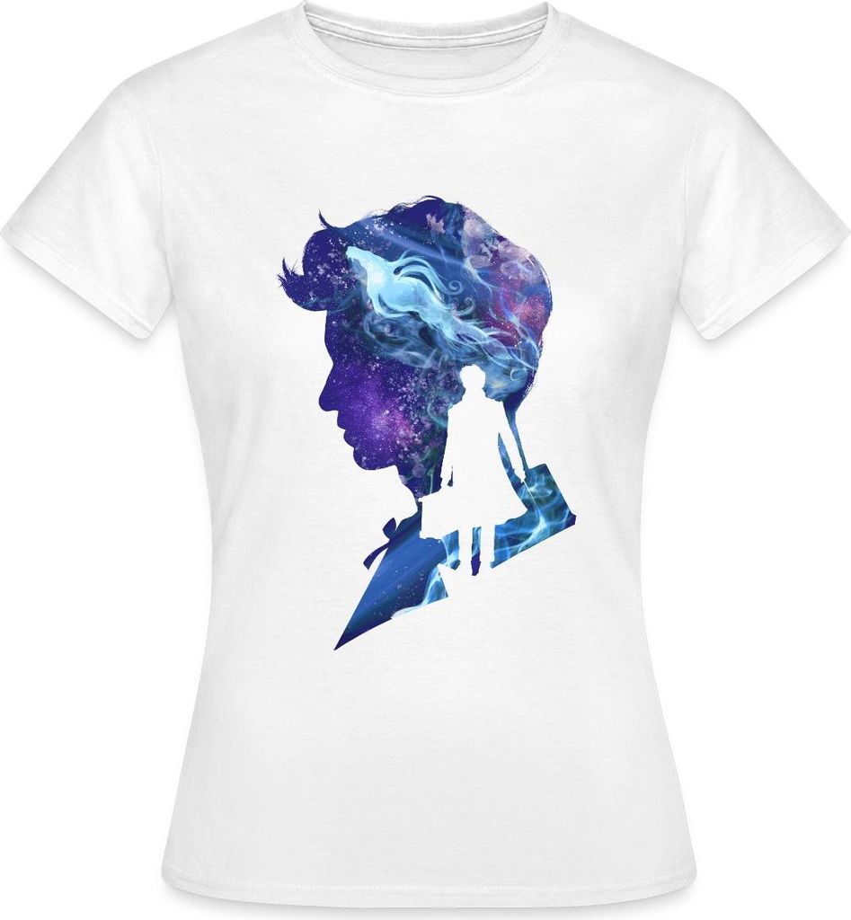 Spreadshirt Phantastische Tierwesen Newt Scamander Frauen T-Shirt, XL, Weiß