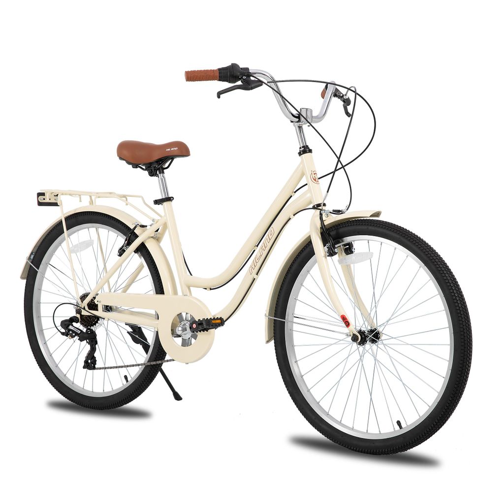 Vélo de ville Hiland, 26 pouces, 7 vitesses, pour hommes et Image du produit 