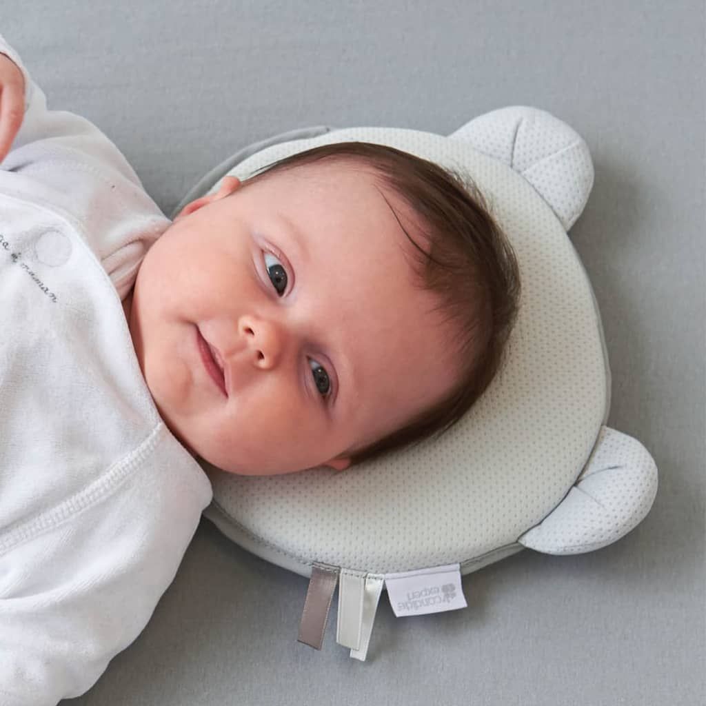 Candide Ergonomische Petit Baby Kopfstütze Weiß Kopfkissen Babykissen Kissen 